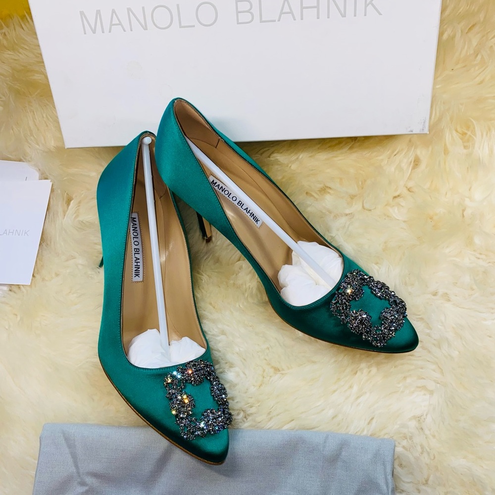 New authentic Manolo Blahnik hangisi 105mm heels - Picture 10 of 16